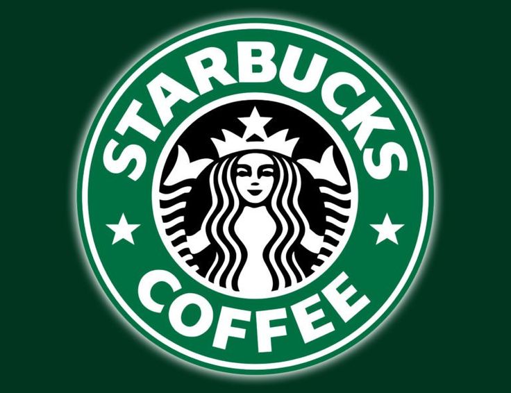 Biểu tượng ngôi sao và vương miện trong logo Starbucks