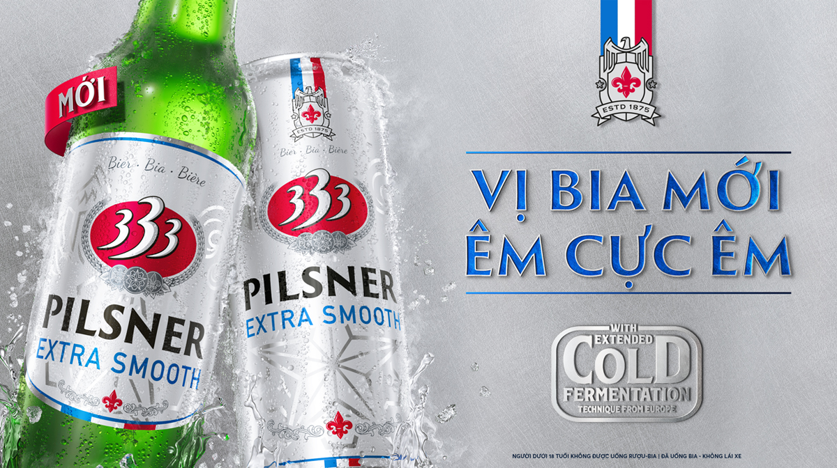 Phân tích các yếu tố thiết kế trong logo bia 333