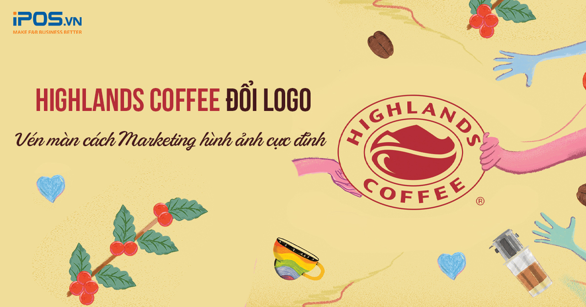 Phân tích các yếu tố thiết kế trong logo Highland Coffee mới