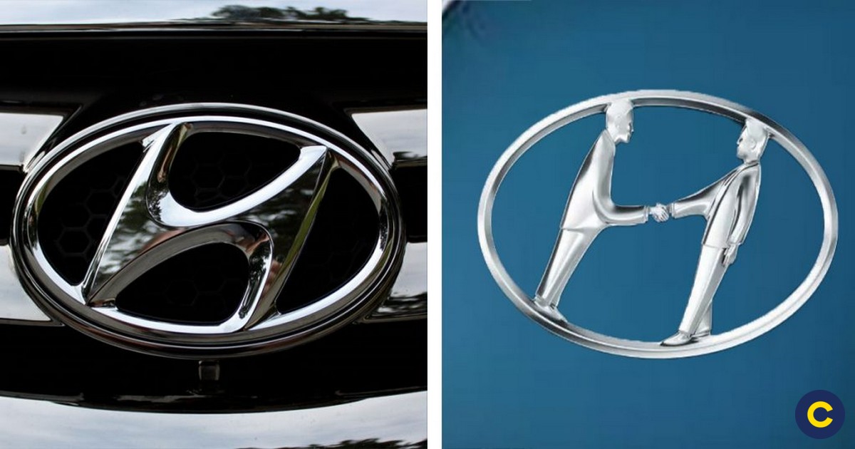 Sự khác biệt của logo Hyundai so với các thương hiệu ô tô khác